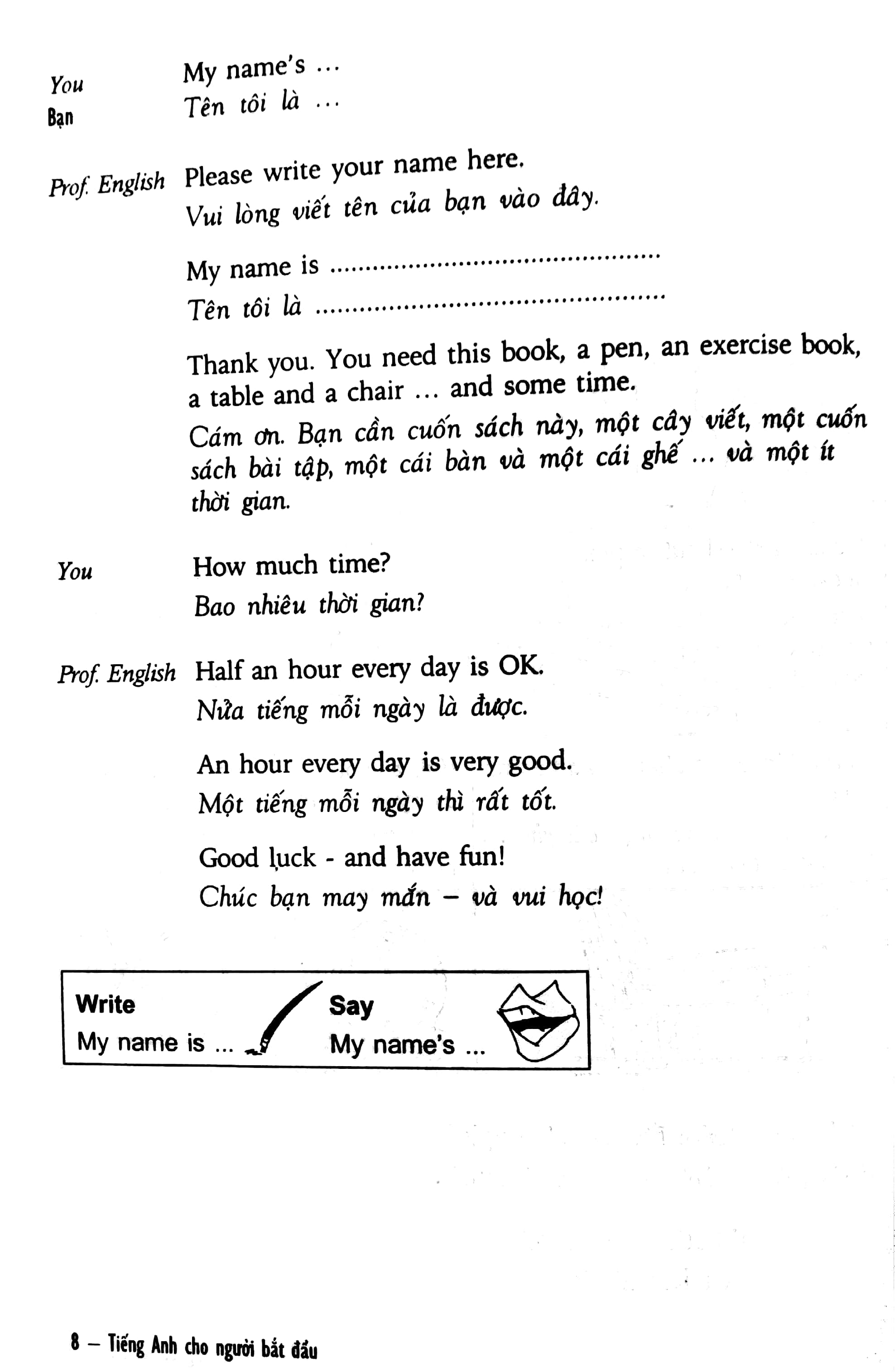 tiếng anh cho người bắt đầu (giáo trình tự học) - kèm cd