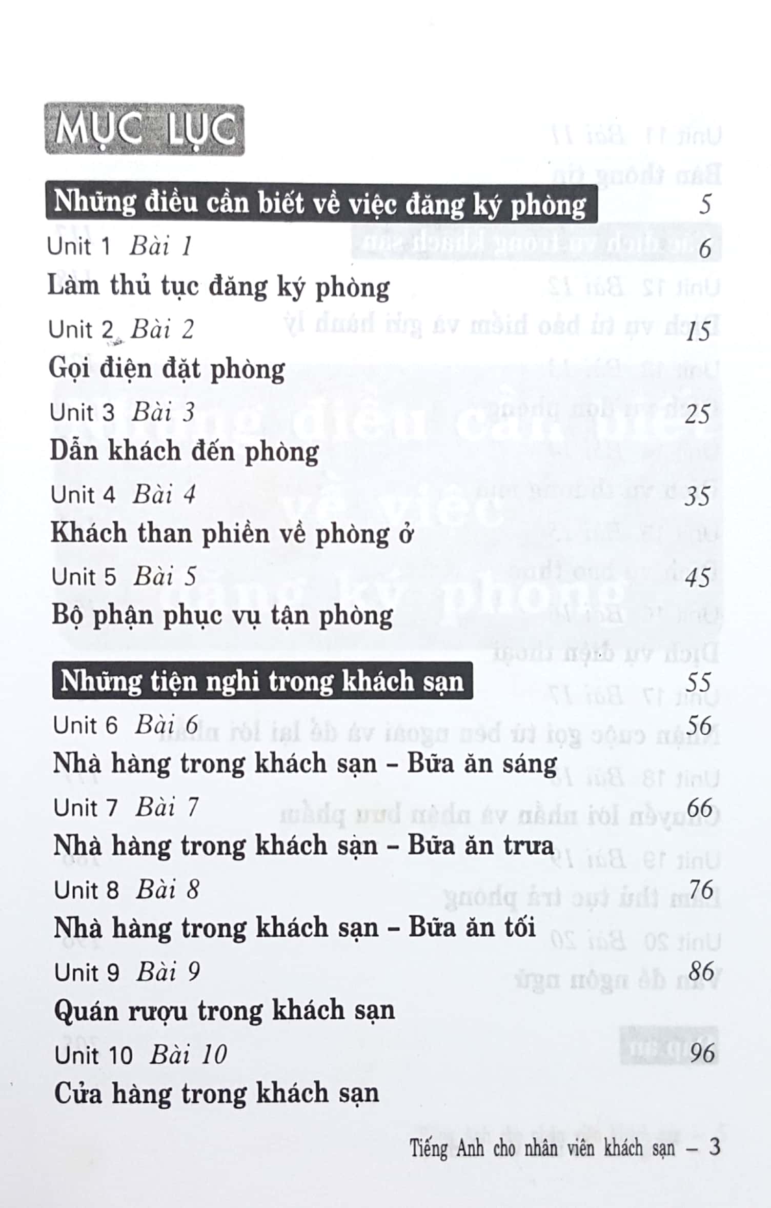 tiếng anh cho nhân viên khách sạn - sách bỏ túi