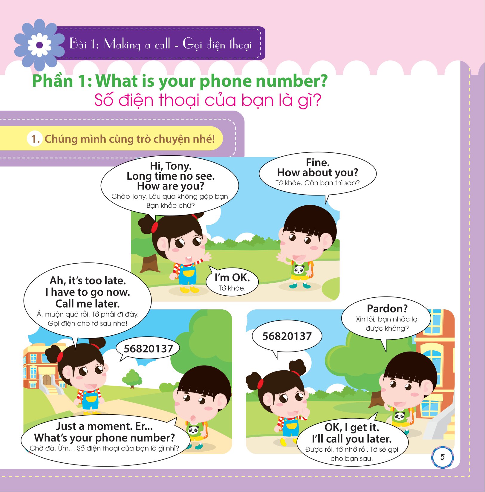 tiếng anh cơ bản cho trẻ em - các mẫu câu giao tiếp - what time is it? - mấy giờ rồi nhỉ?