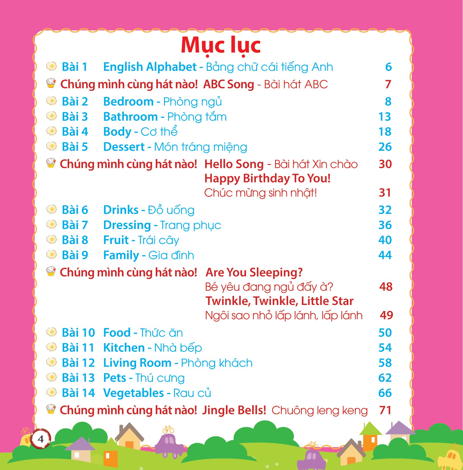 tiếng anh cơ bản cho trẻ em - các từ vựng thiết yếu