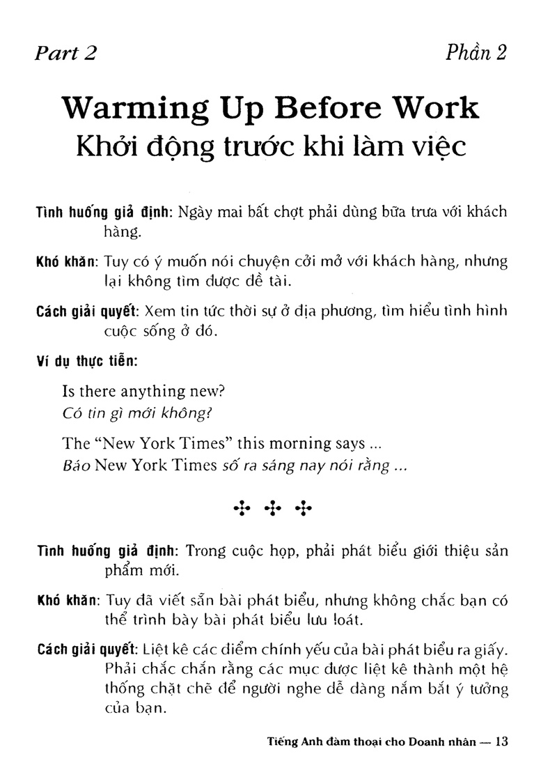 tiếng anh đàm thoại cho doanh nhân