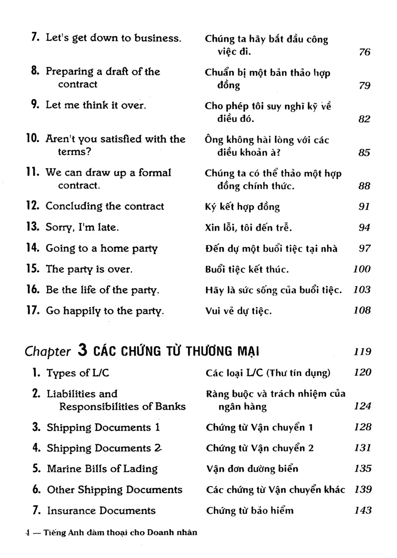 tiếng anh đàm thoại cho doanh nhân