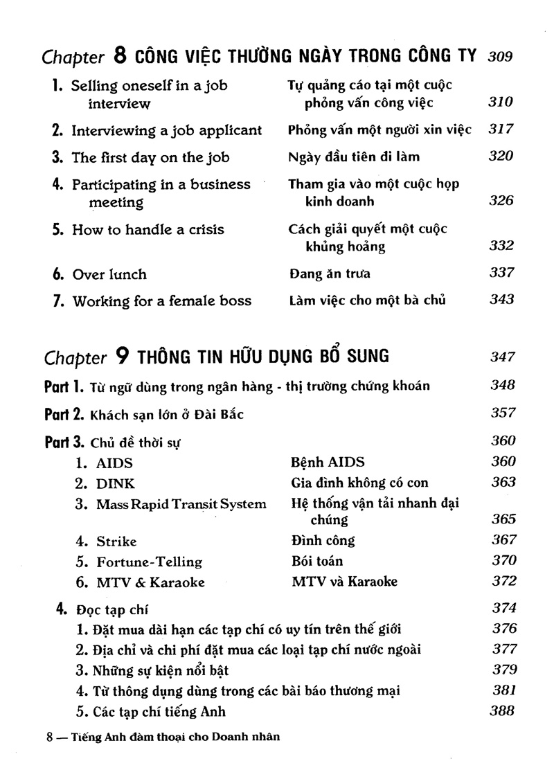 tiếng anh đàm thoại cho doanh nhân