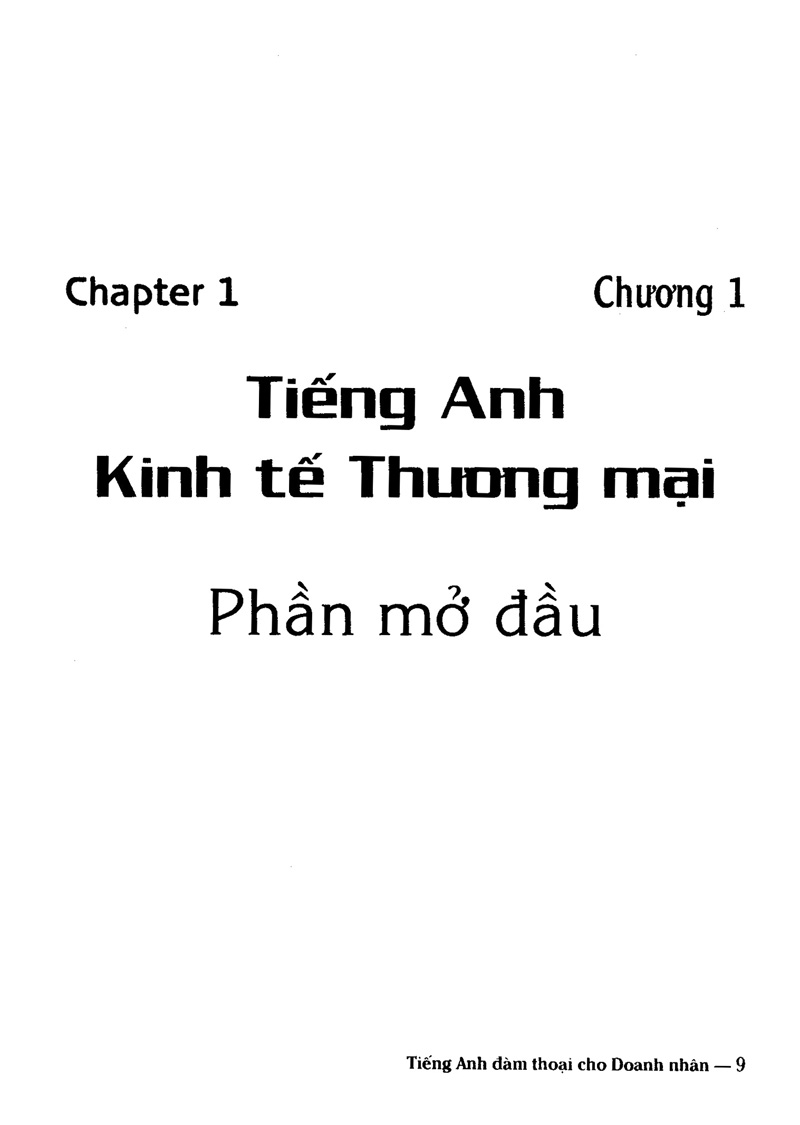 tiếng anh đàm thoại cho doanh nhân