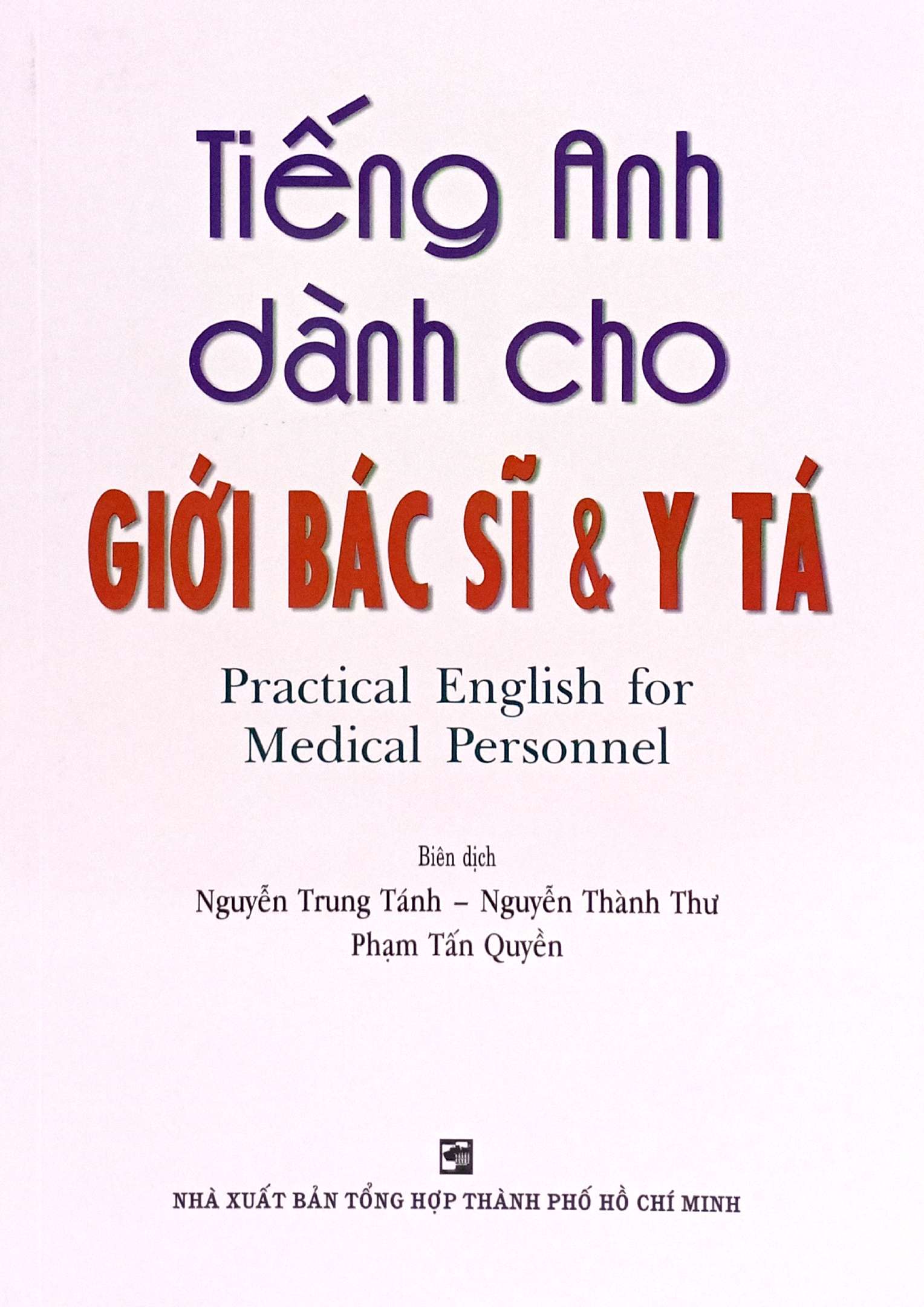 tiếng anh dành cho giới bác sĩ và y tá