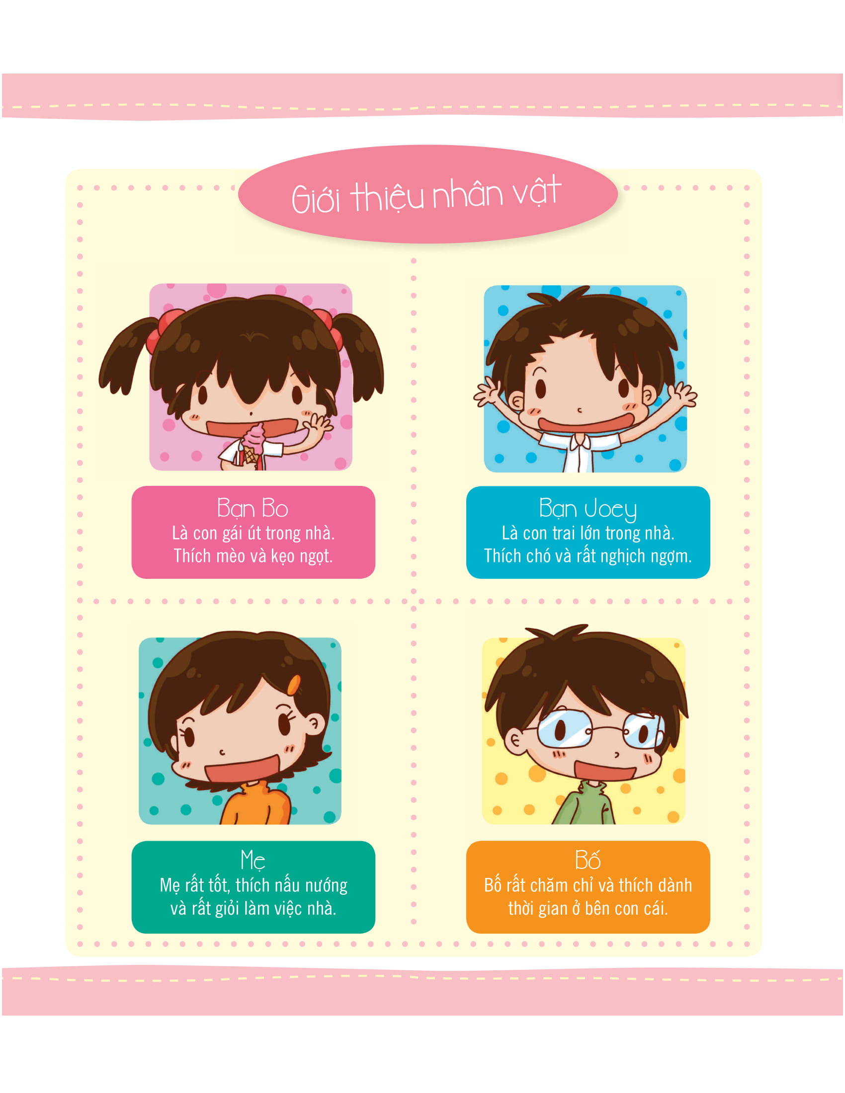 tiếng anh giao tiếp cho trẻ em - daily routines - nếp sinh hoạt hằng ngày