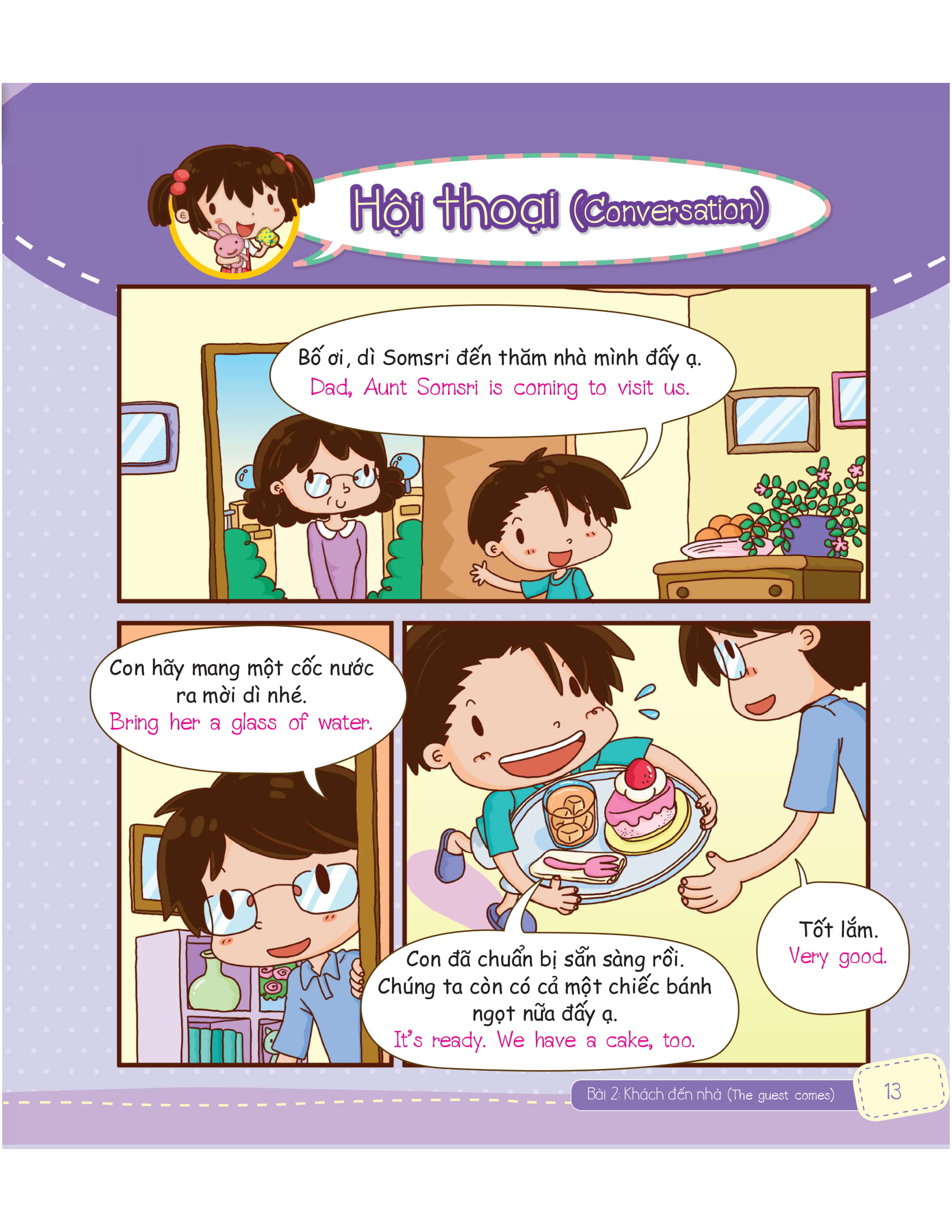 tiếng anh giao tiếp cho trẻ em - familyℹs activities - các hoạt động trong gia đình