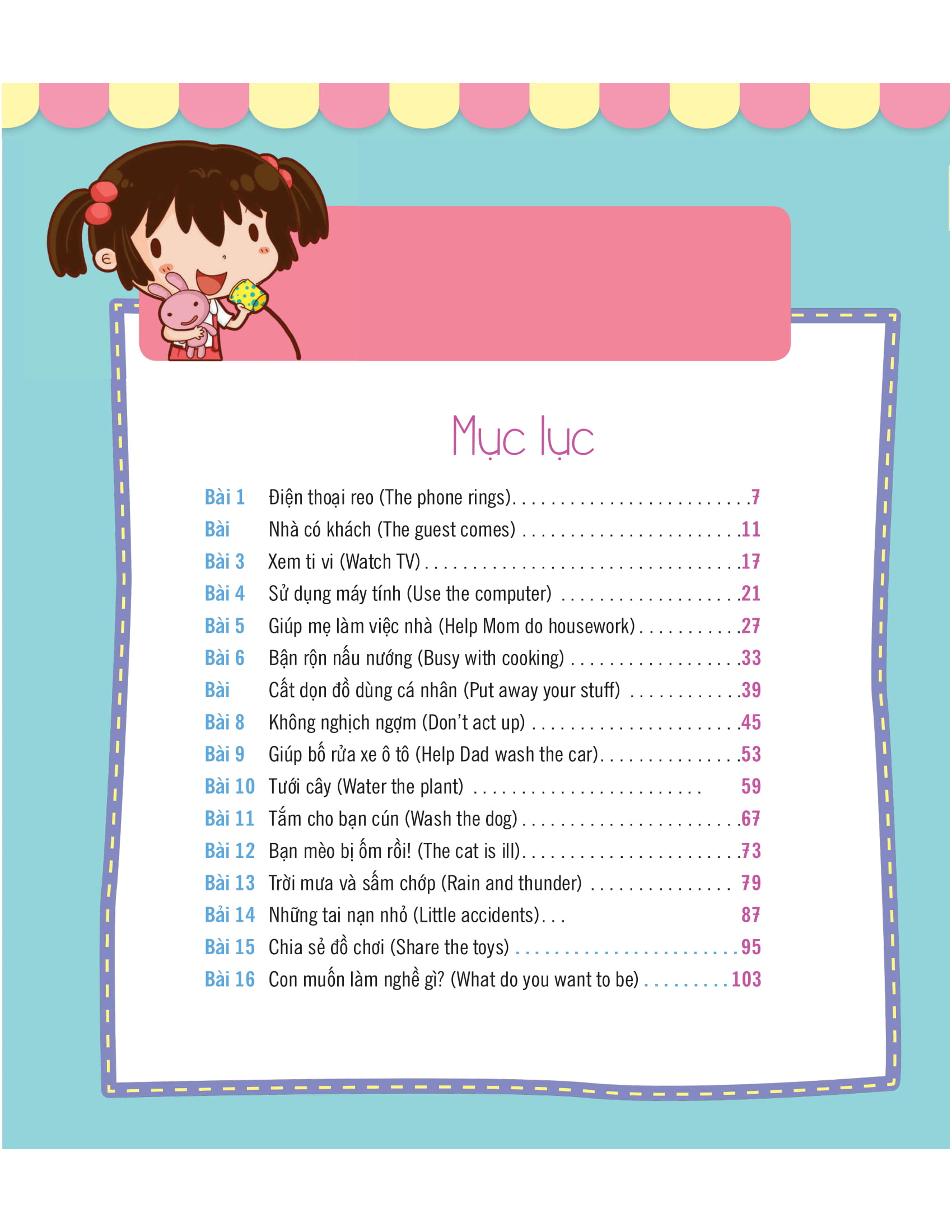 tiếng anh giao tiếp cho trẻ em - familyℹs activities - các hoạt động trong gia đình