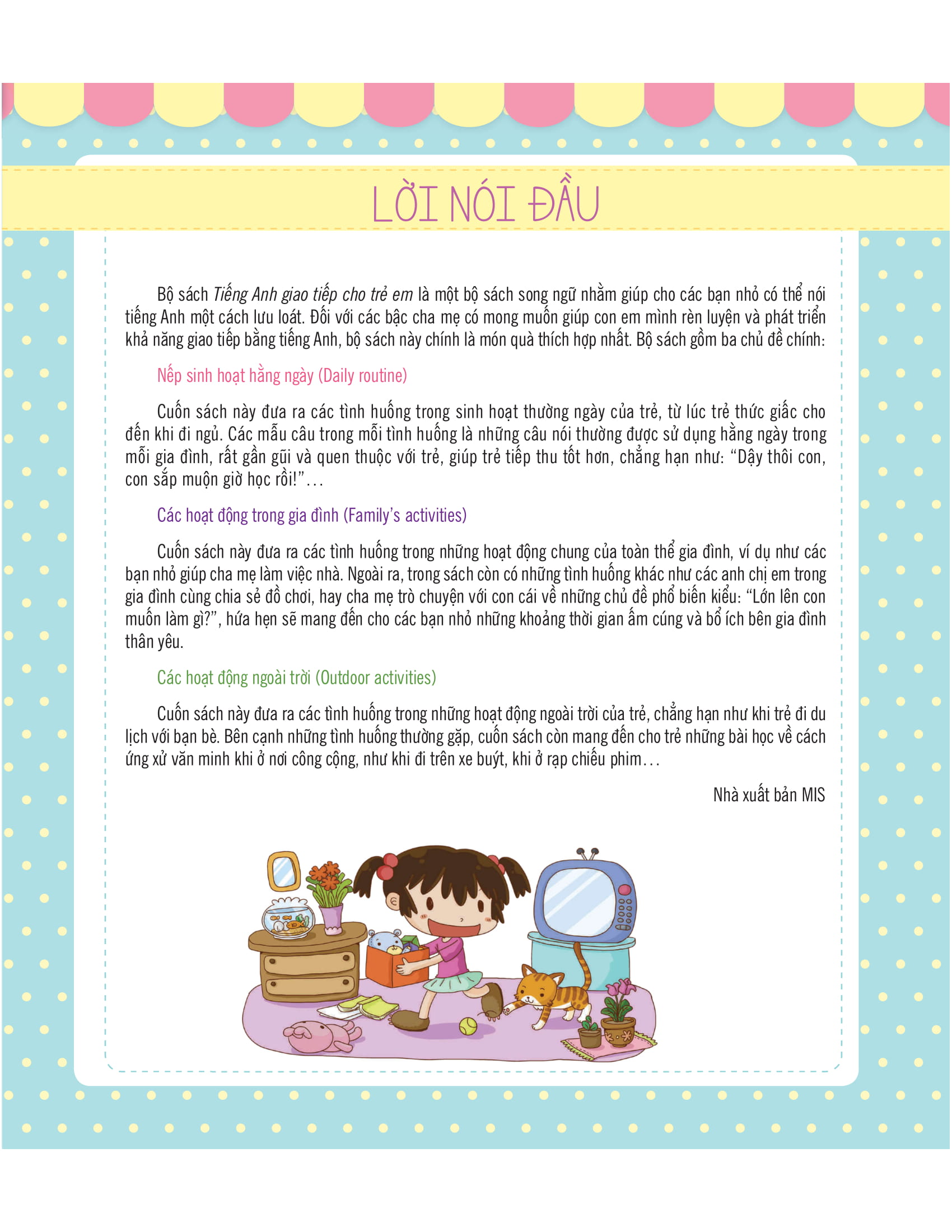 tiếng anh giao tiếp cho trẻ em - familyℹs activities - các hoạt động trong gia đình