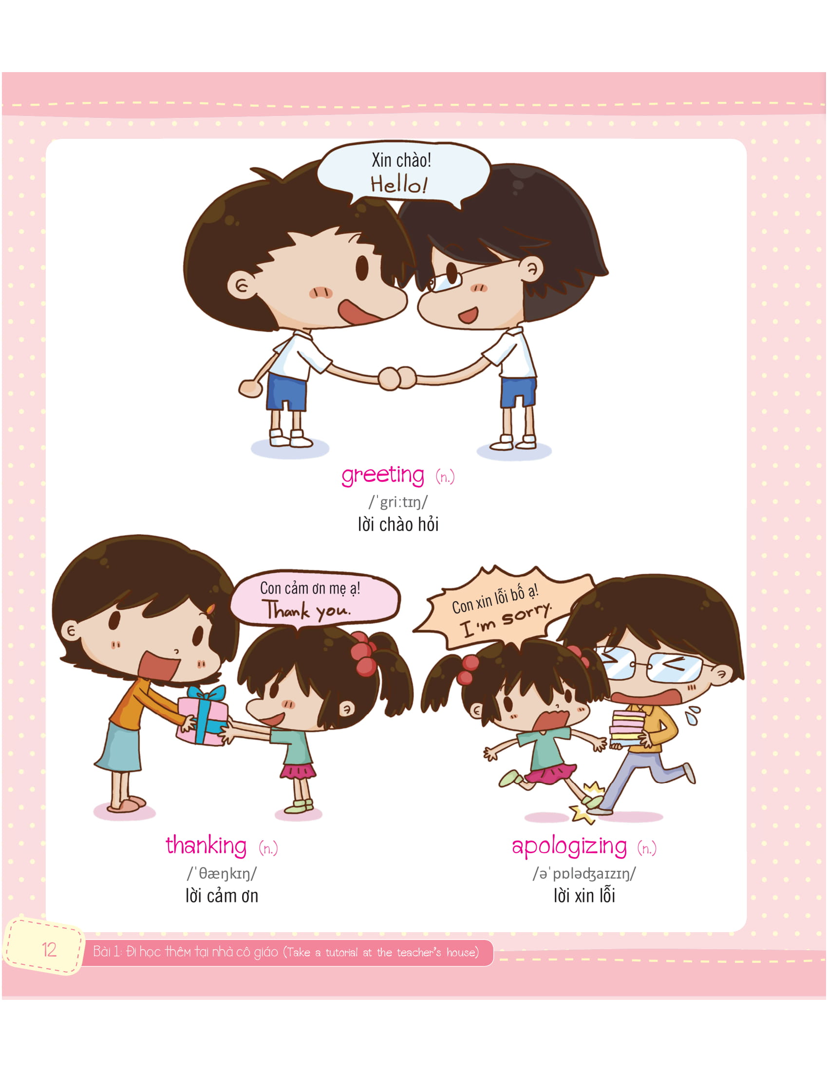 tiếng anh giao tiếp cho trẻ em - outdoor activities - các hoạt động ngoài trời