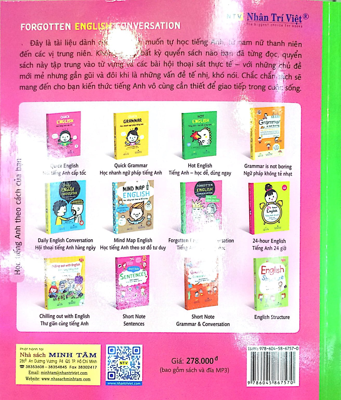 tiếng anh ngoài lớp học - forgotten english conversation (kèm cd)