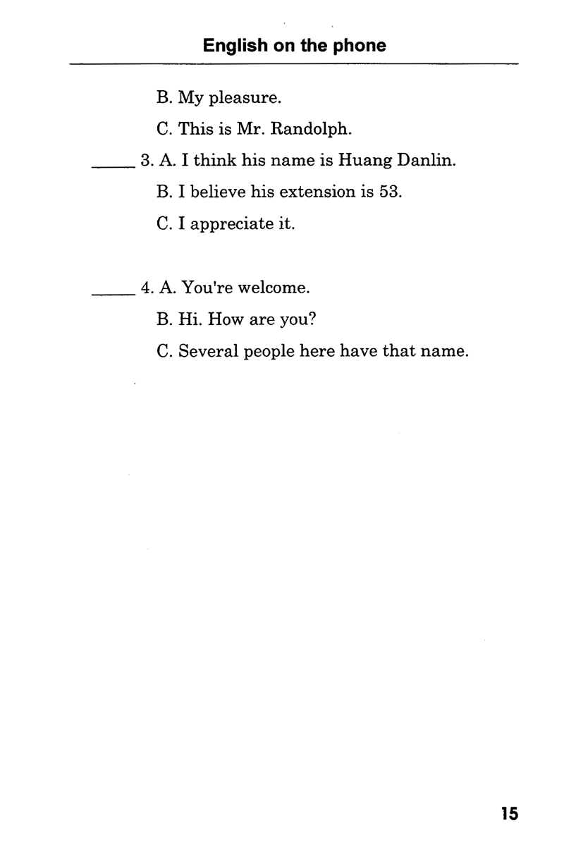 tiếng anh qua điện thoại - kèm cd