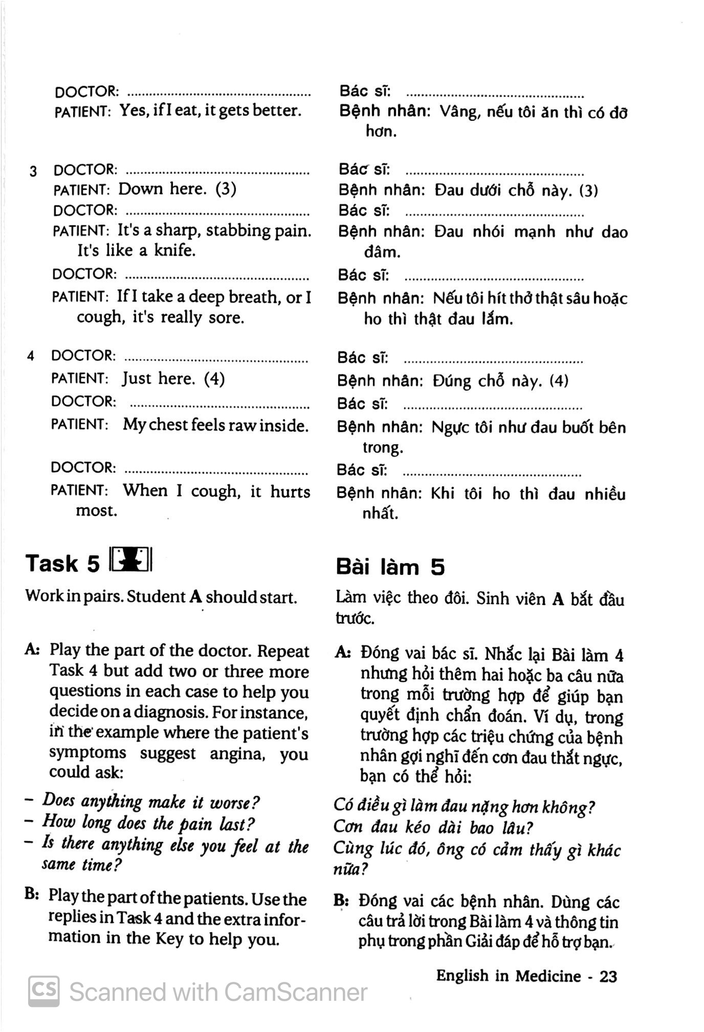 tiếng anh trong y khoa