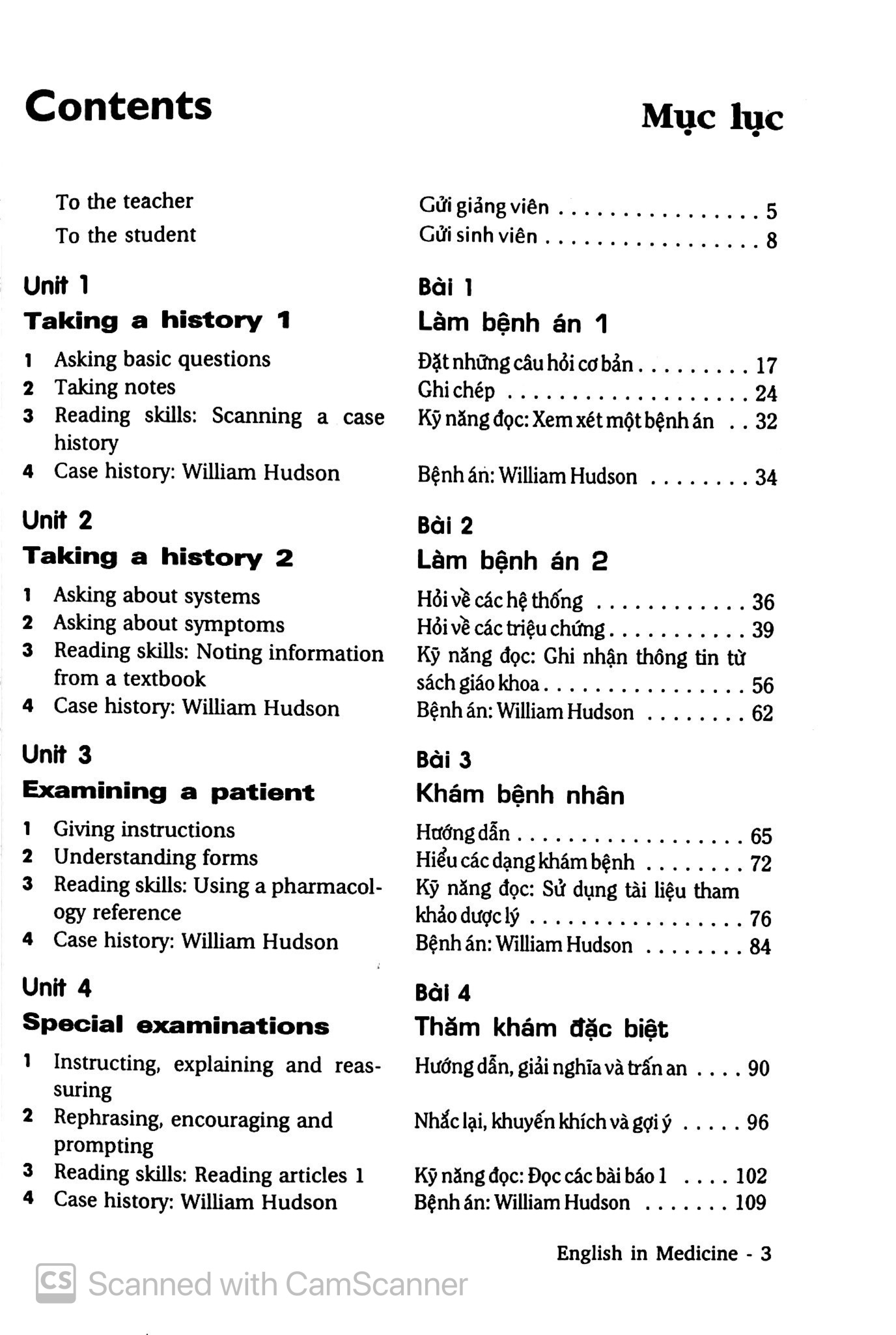 tiếng anh trong y khoa