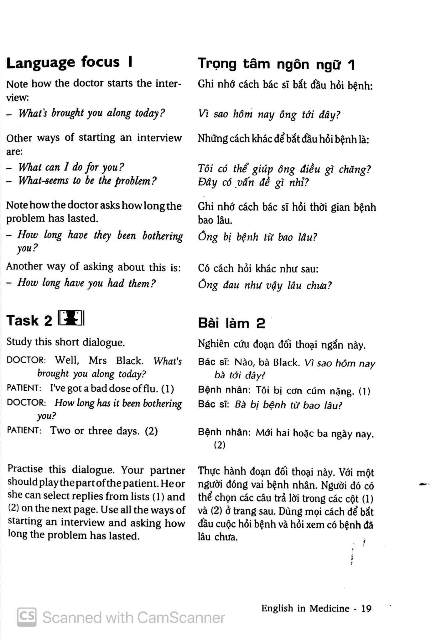 tiếng anh trong y khoa