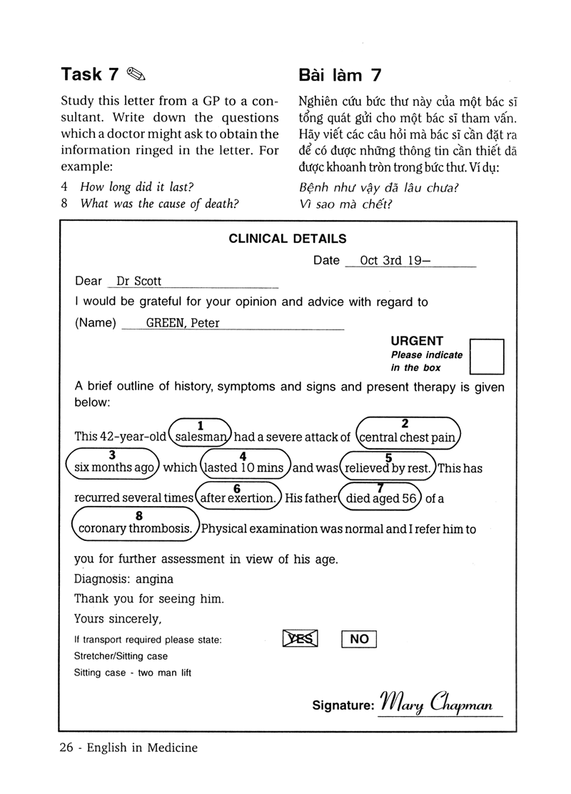 tiếng anh trong y khoa - english in medicine