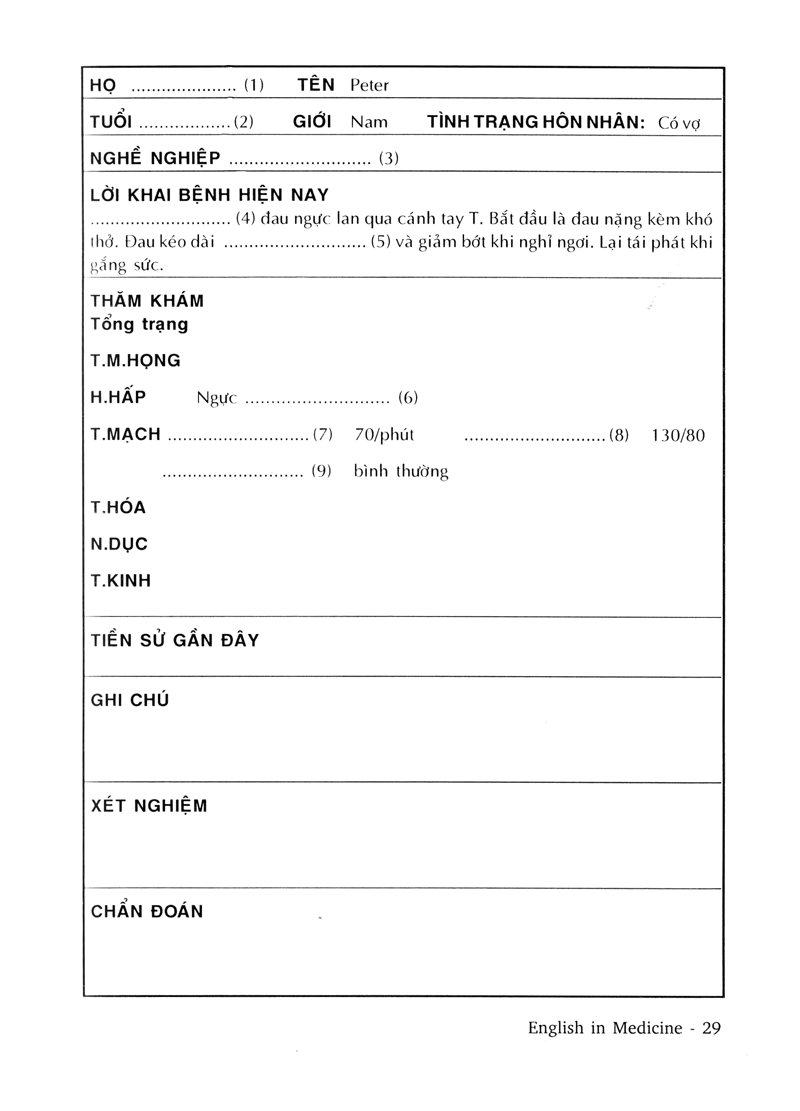 tiếng anh trong y khoa - english in medicine