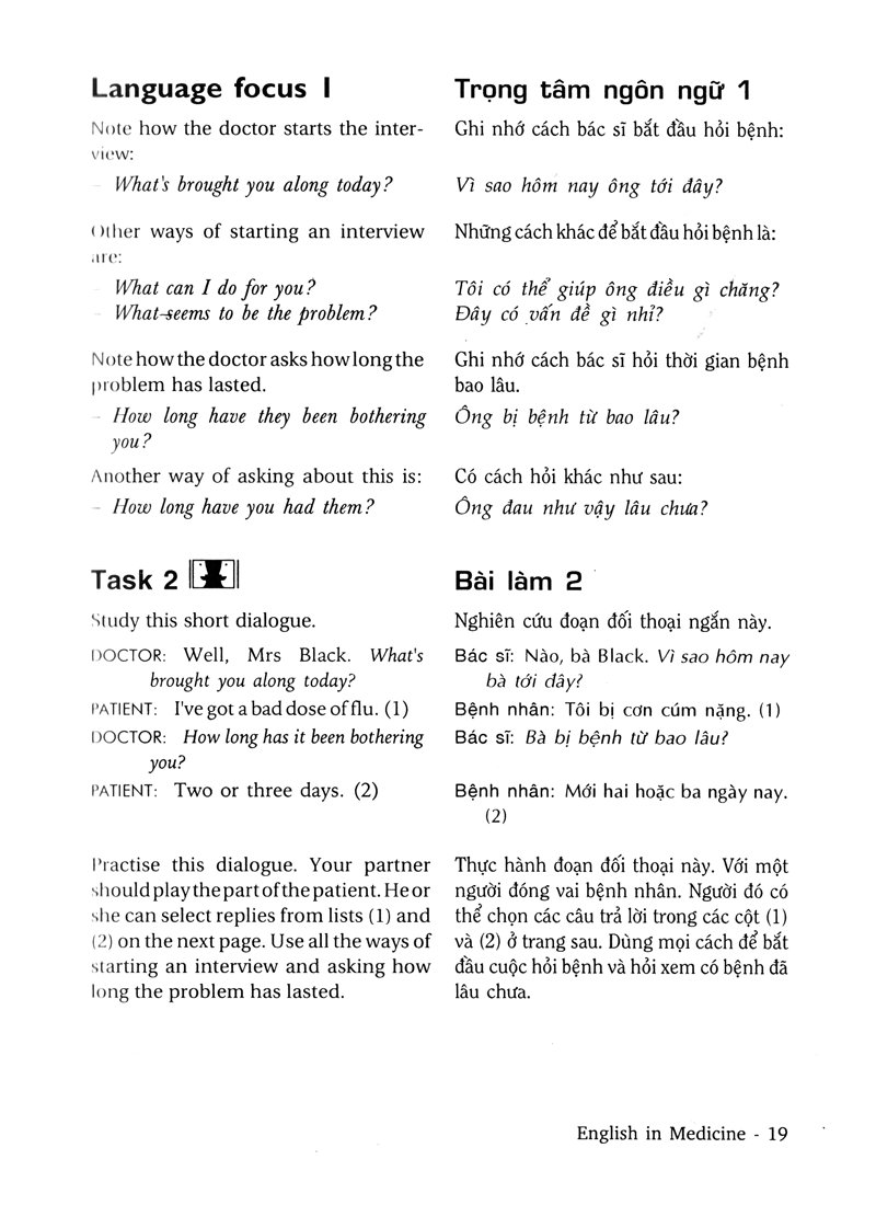 tiếng anh trong y khoa - english in medicine