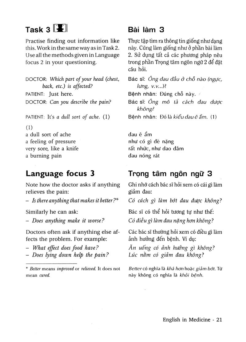 tiếng anh trong y khoa - english in medicine