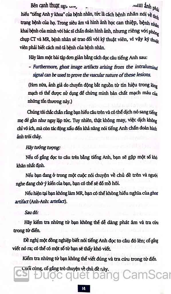 tiếng anh y khoa - chuyên ngành chẩn đoán hình ảnh