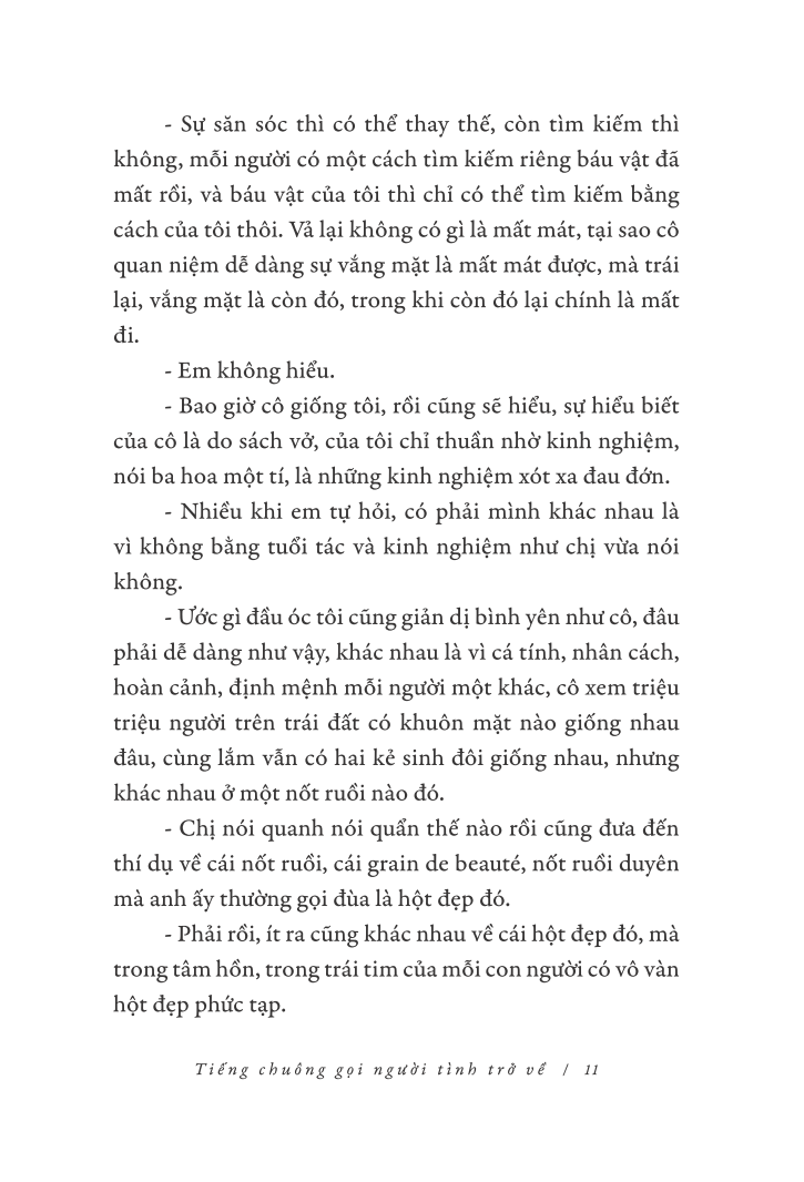 tiếng chuông gọi người tình trở về
