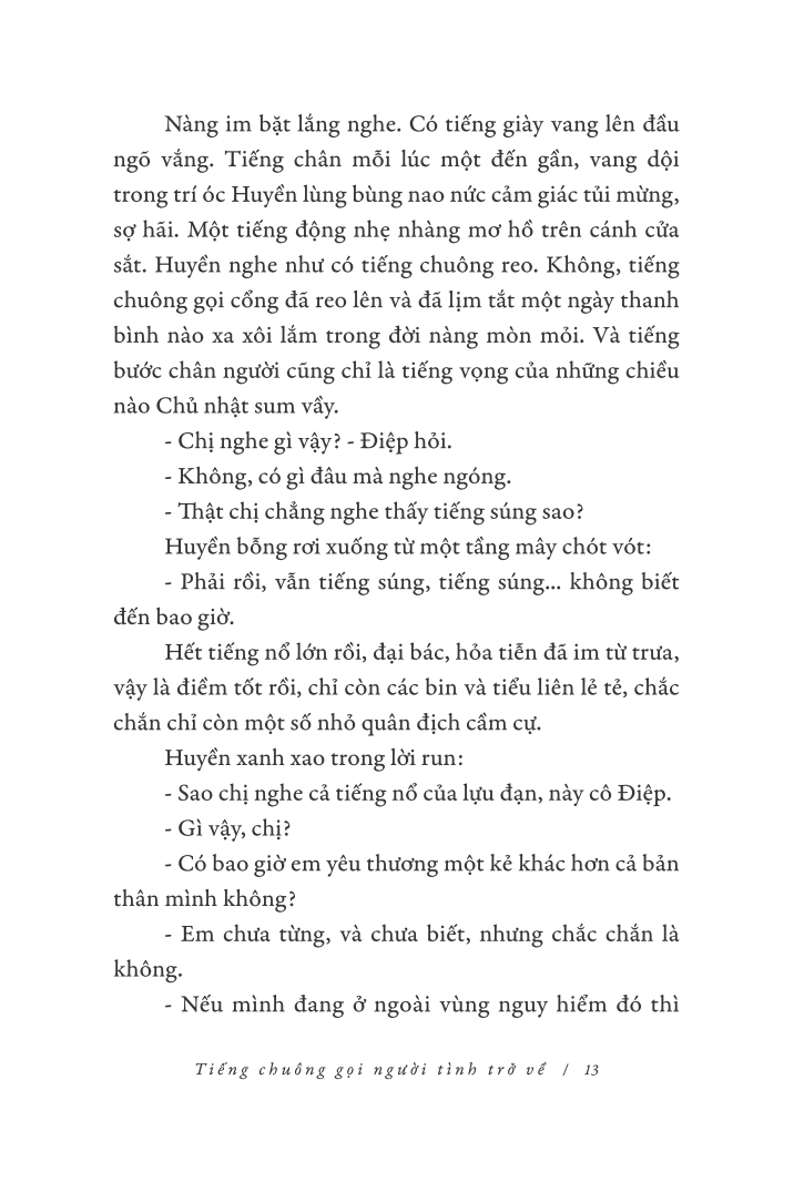tiếng chuông gọi người tình trở về