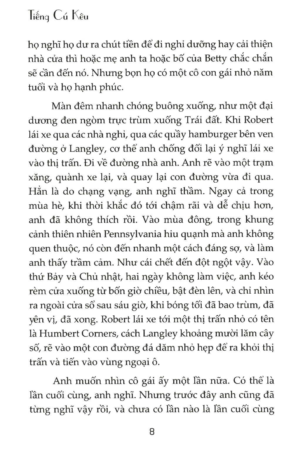 tiếng cú kêu