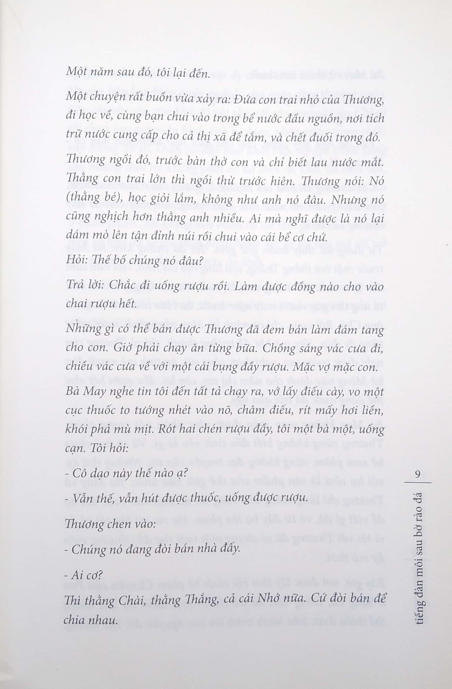 tiếng đàn môi sau bờ rào đá