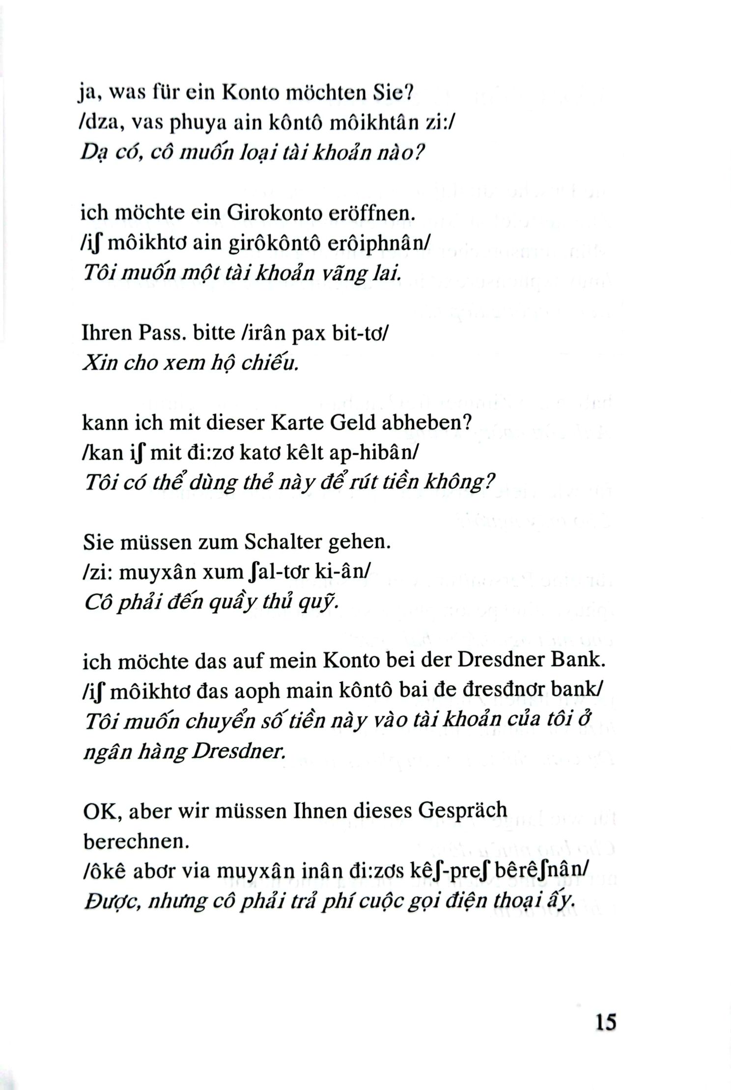 tiếng đức cho người mới bắt đầu - các tình huống giao tiếp hằng ngày (tái bản 2024)