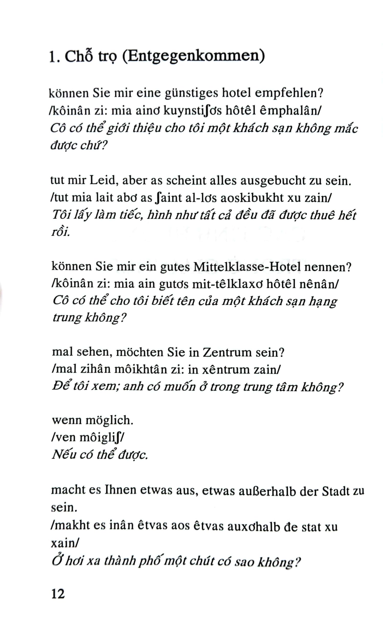 tiếng đức cho người mới bắt đầu - các tình huống giao tiếp hằng ngày (tái bản 2024)