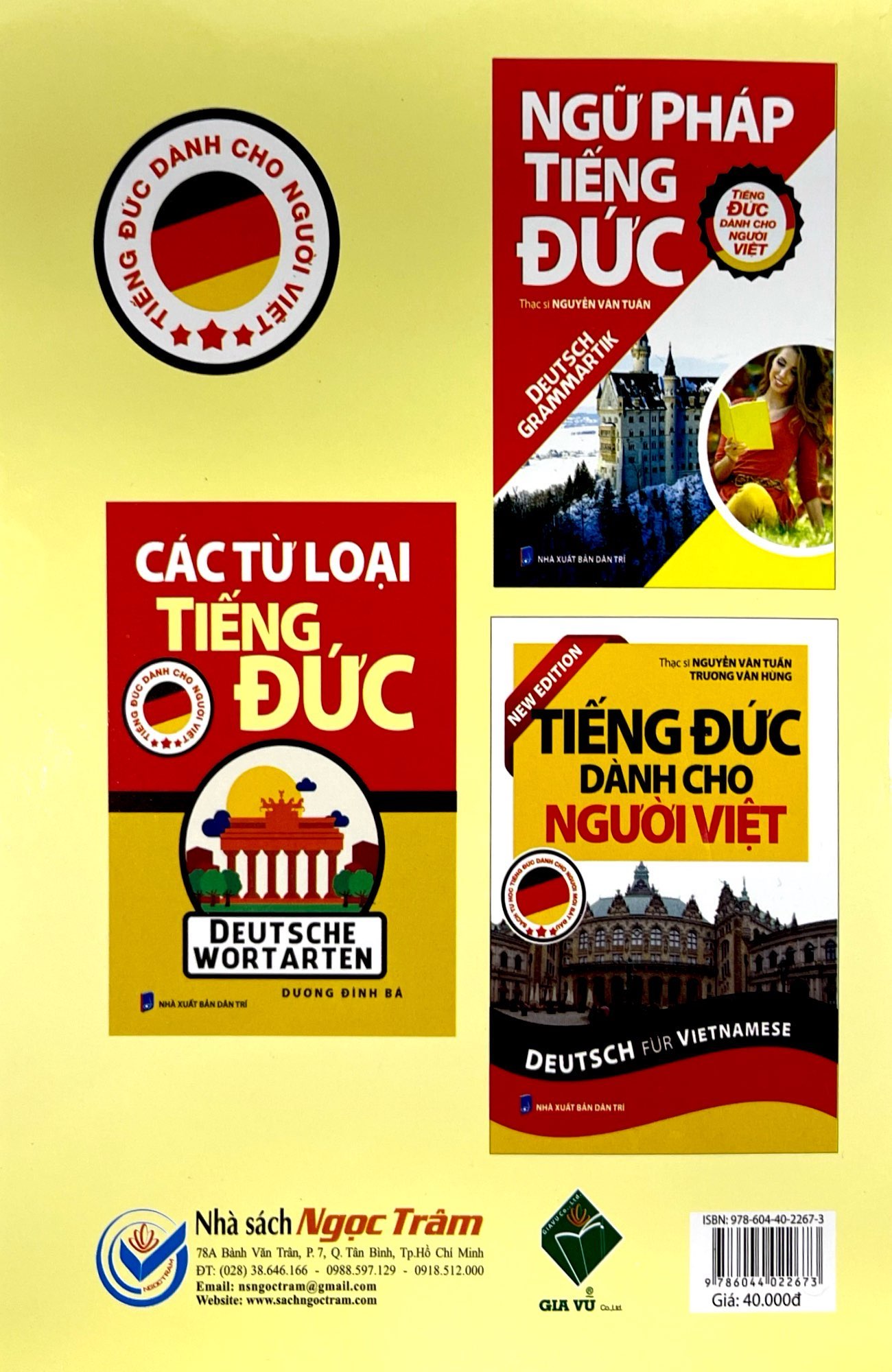 tiếng đức dành cho người việt - các từ loại tiếng đức (tái bản 2024)