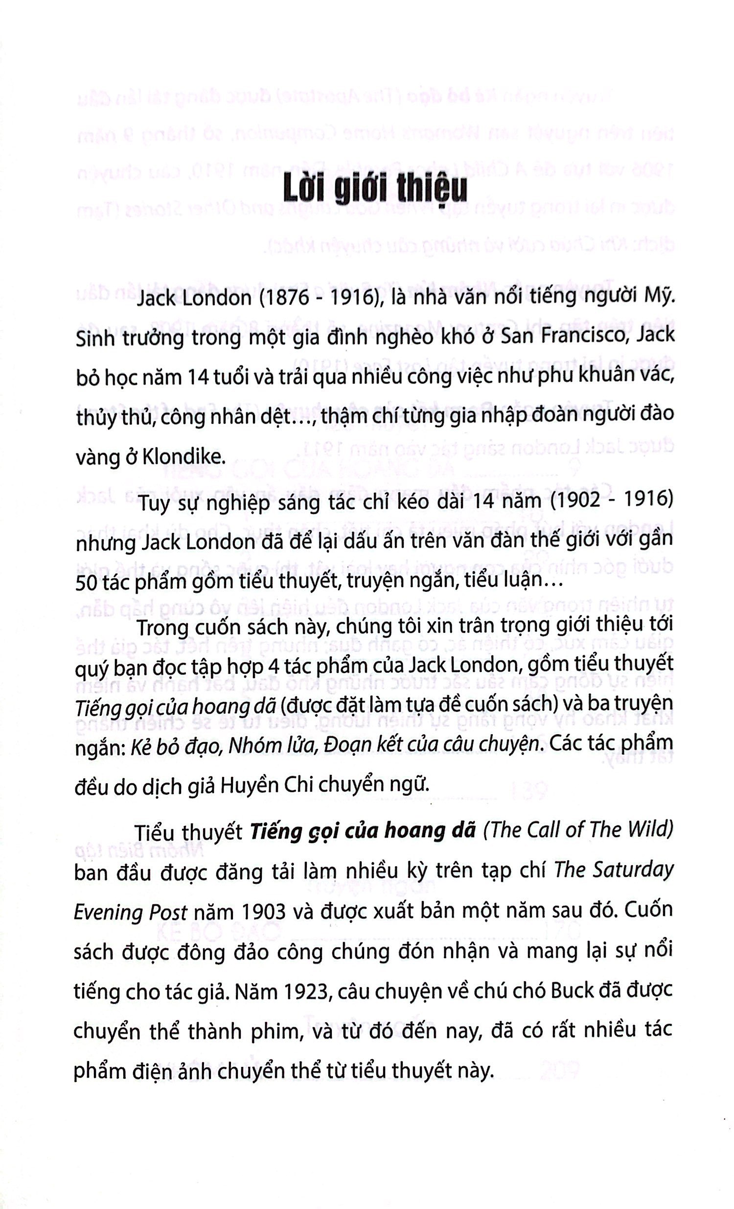 tiếng gọi của hoang dã - bìa cứng