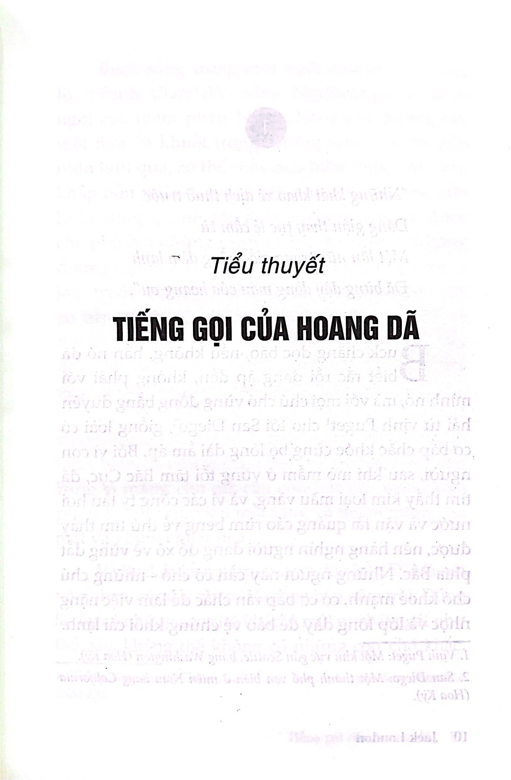 tiếng gọi của hoang dã - bìa cứng