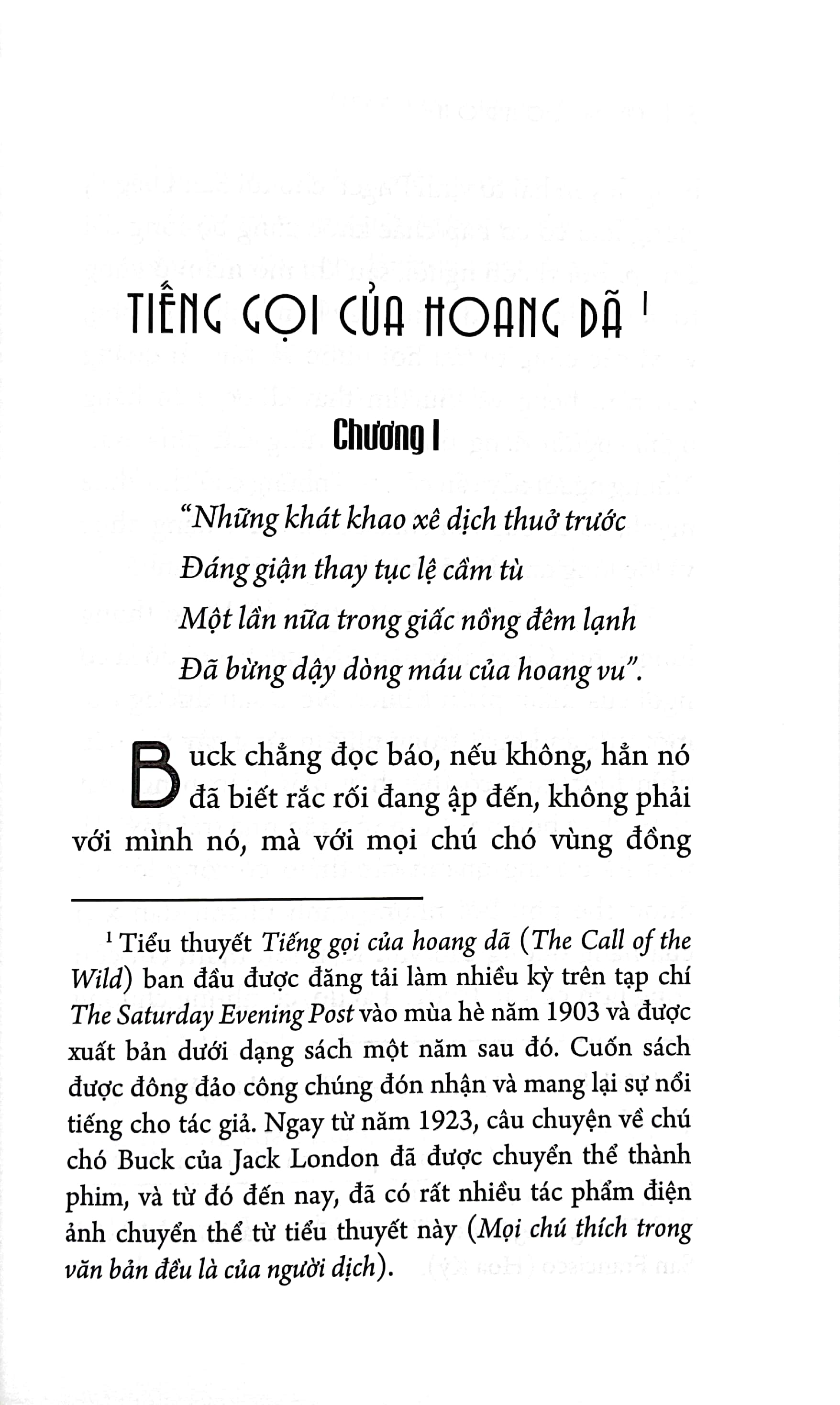 tiếng gọi của hoang dã (tái bản 2023)