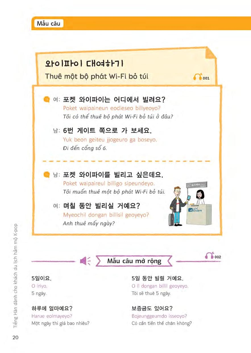 tiếng hàn dành cho khách du lịch hâm mộ k-pop (kèm cd)