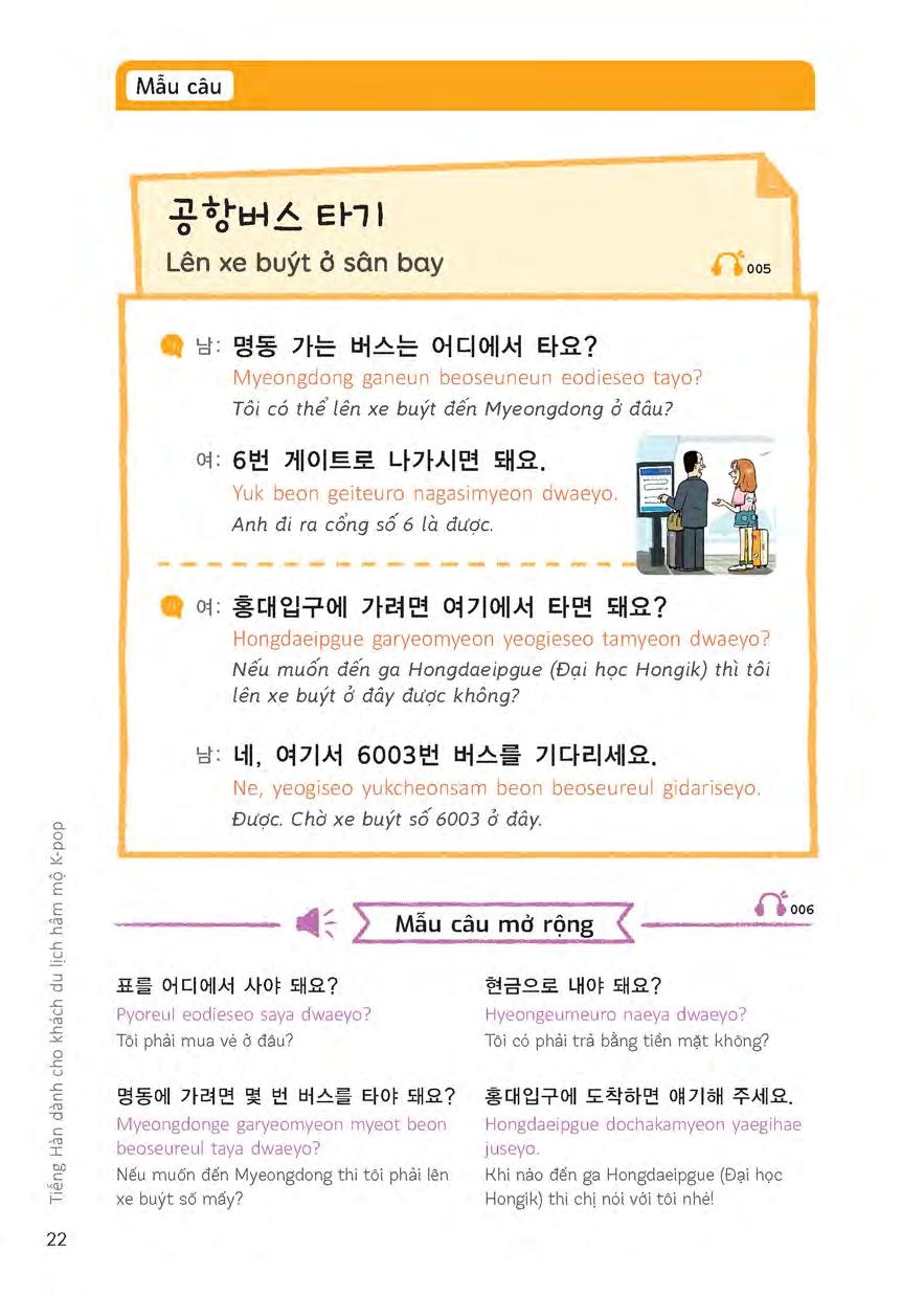 tiếng hàn dành cho khách du lịch hâm mộ k-pop (kèm cd)