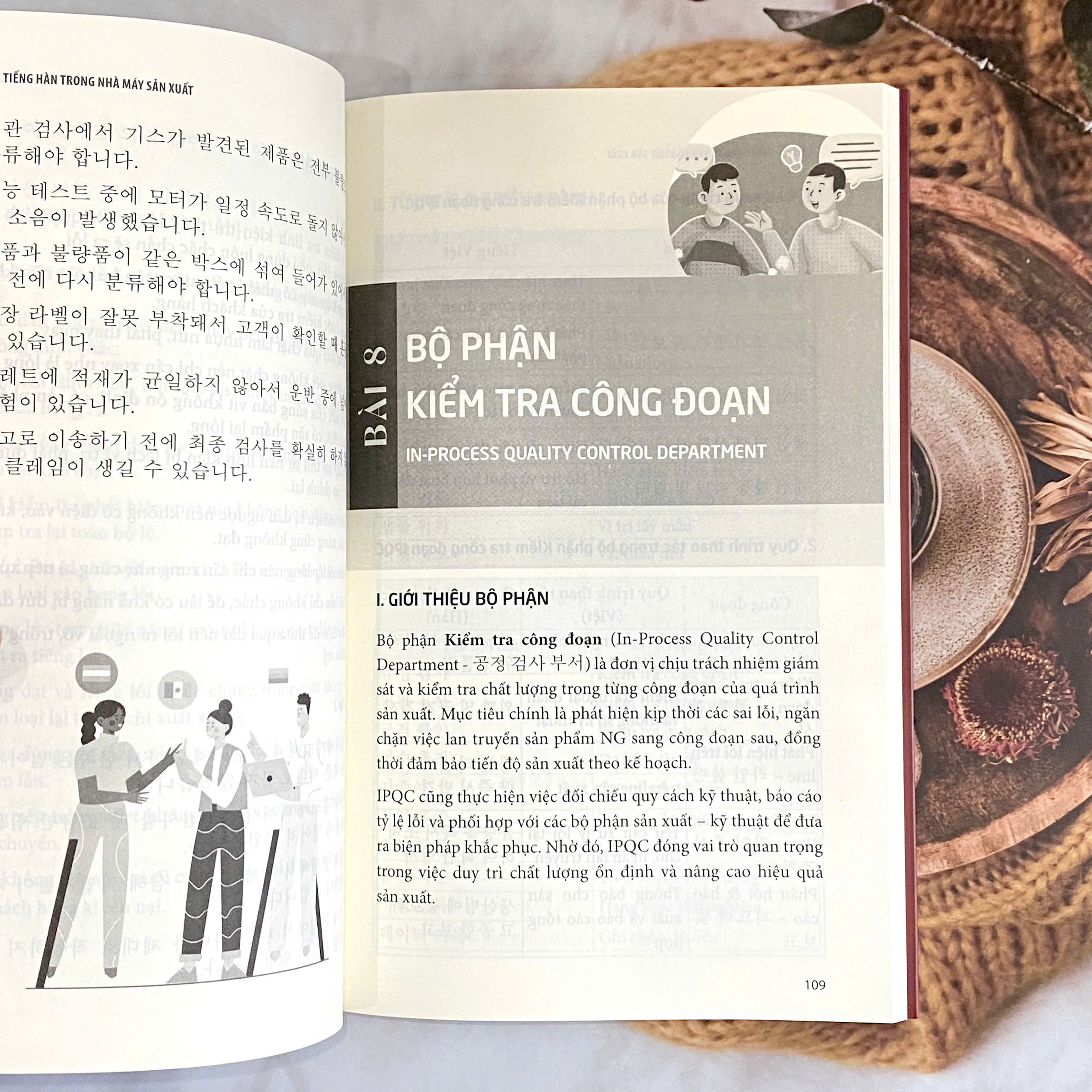 Tiếng Hàn Trong Nhà Máy Sản Xuất