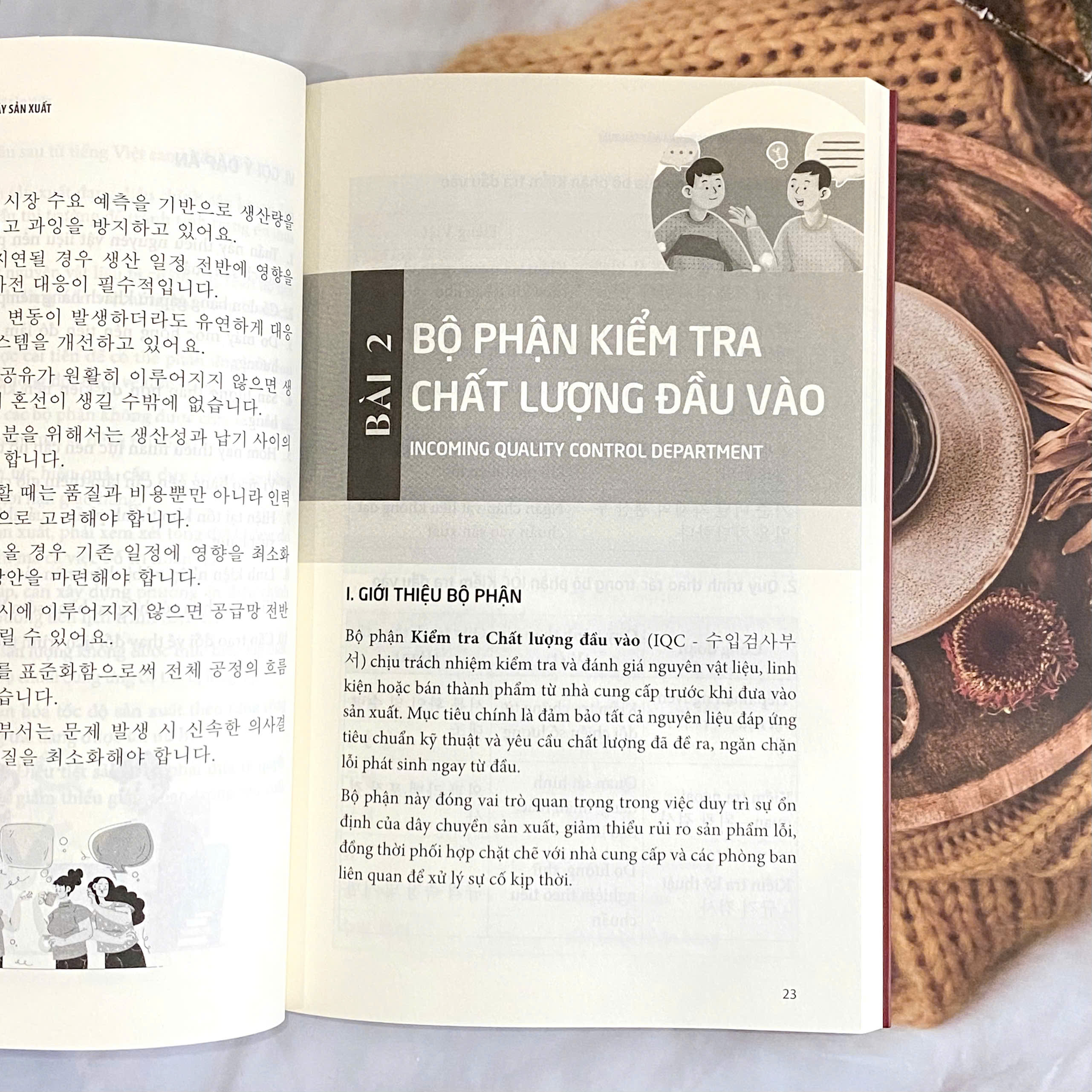 Tiếng Hàn Trong Nhà Máy Sản Xuất