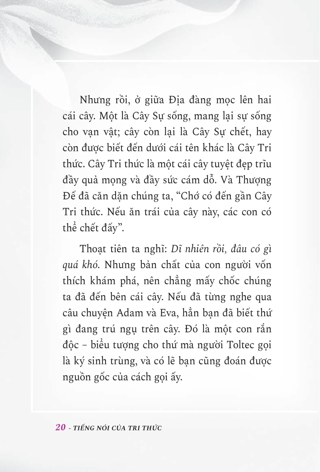tiếng nói của tri thức