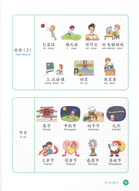 tiếng trung dành cho học sinh tiểu học - tập 6