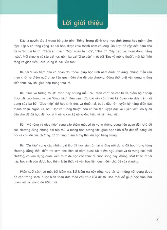 tiếng trung dành cho học sinh trung học - tập 5