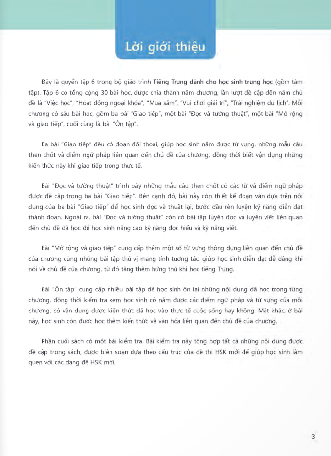 tiếng trung dành cho học sinh trung học - tập 6