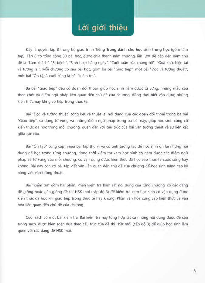 tiếng trung dành cho học sinh trung học - tập 8