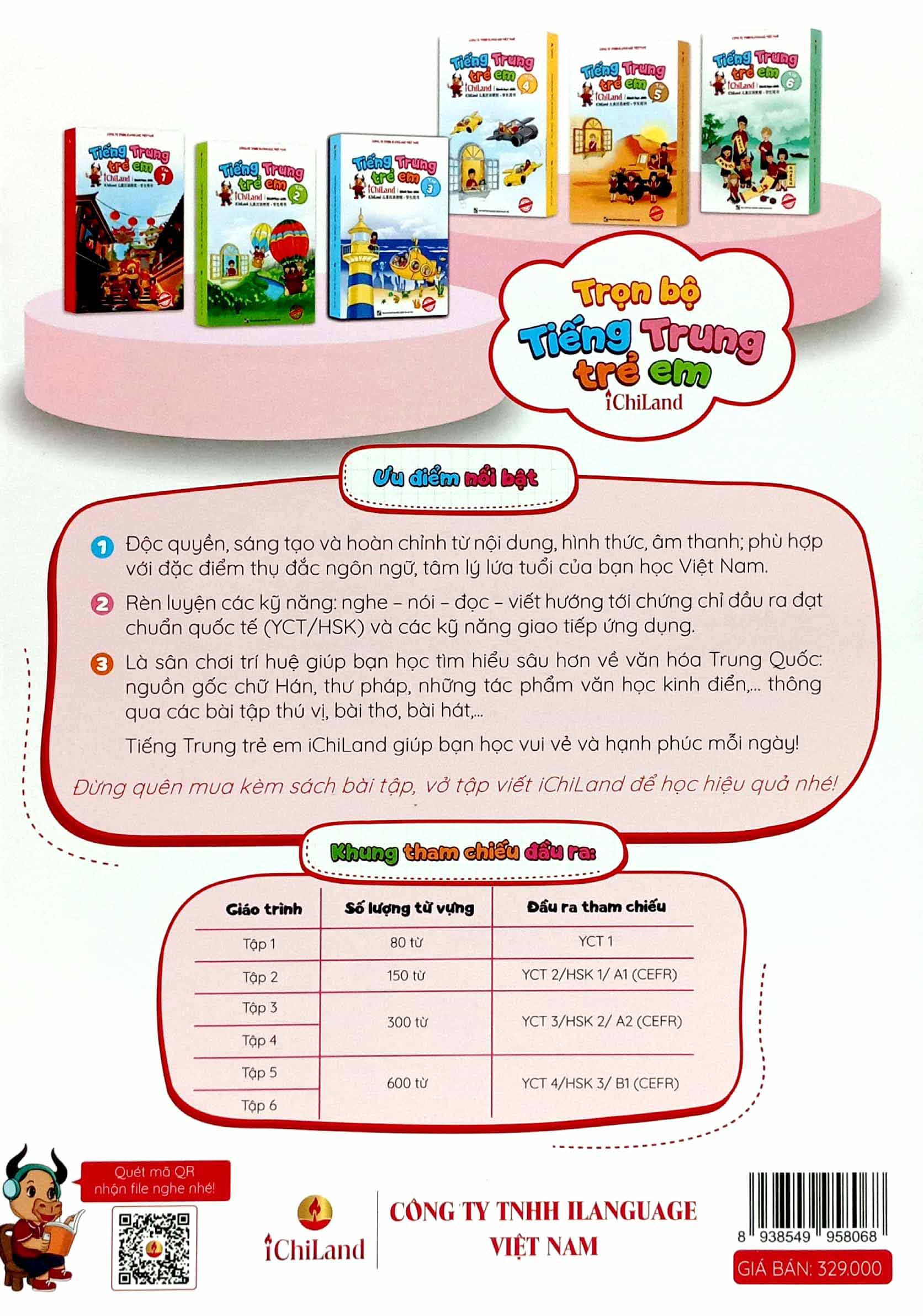 tiếng trung trẻ em ichiland - sách học sinh - tập 1