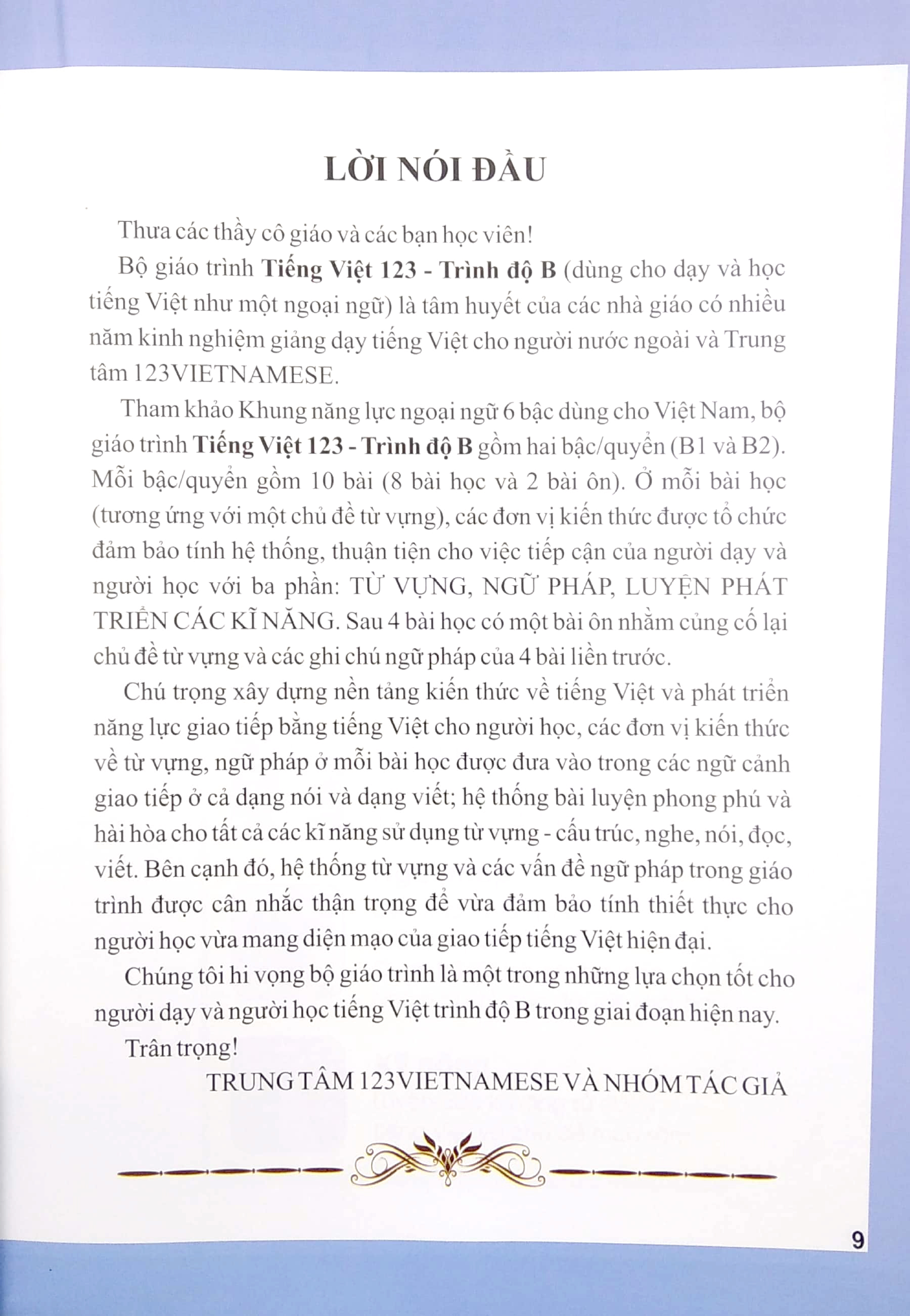 tiếng việt 123 - tiếng việt cho người nước ngoài - vietnamese for beginners - student book - trình độ b1 (tái bản 2024)