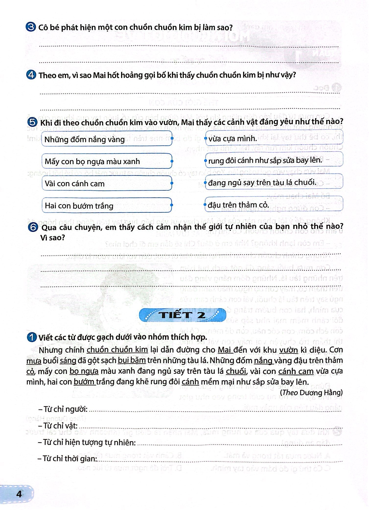 tiếng việt 4 - tập 1 (kết nối) (dành cho buổi học thứ hai)