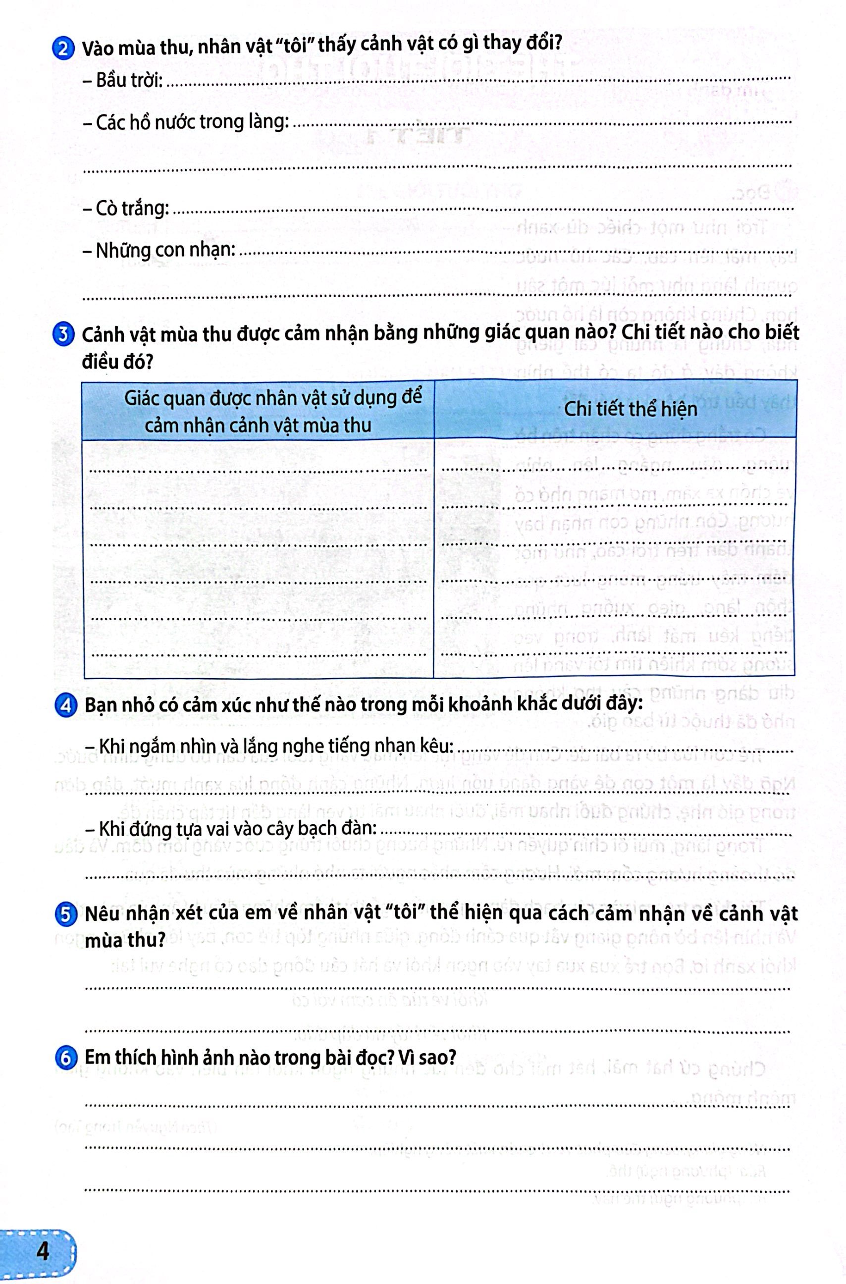 tiếng việt 5 - tập 1 (kết nối) (dành cho buổi học thứ hai)