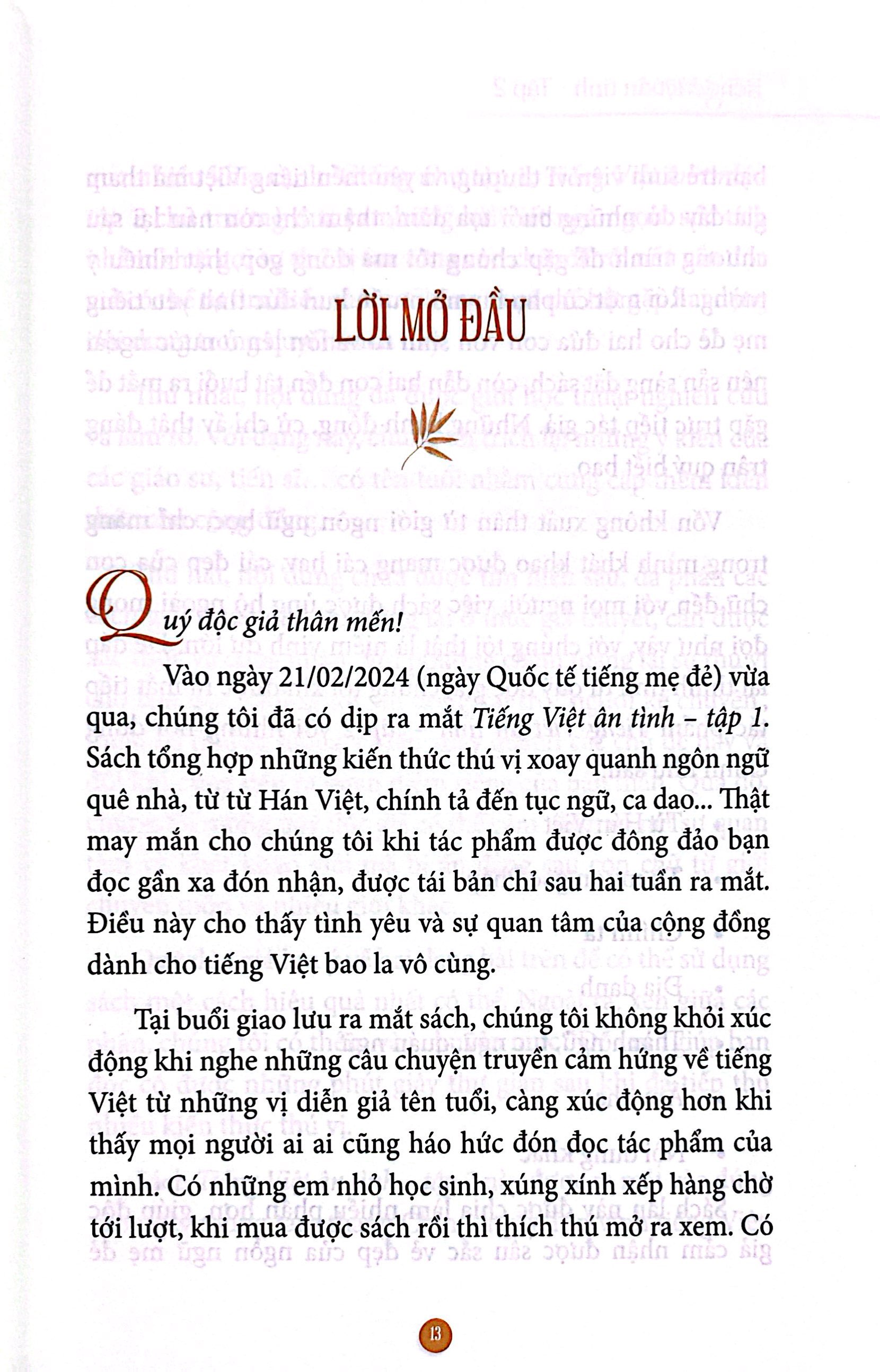 tiếng việt ân tình - tập 2