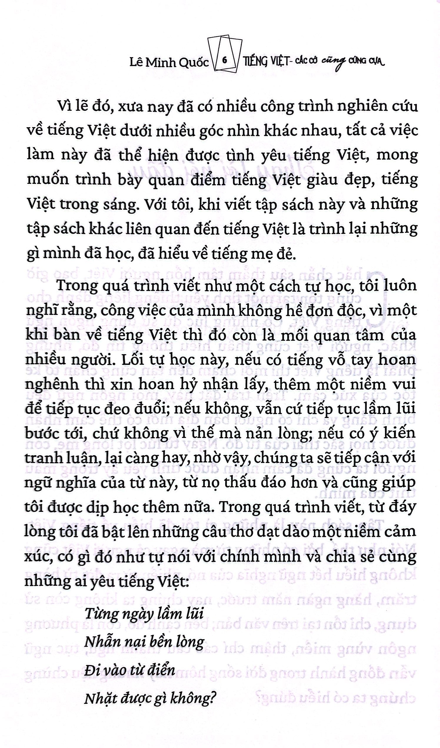 tiếng việt cắc cớ cũng cứng cựa