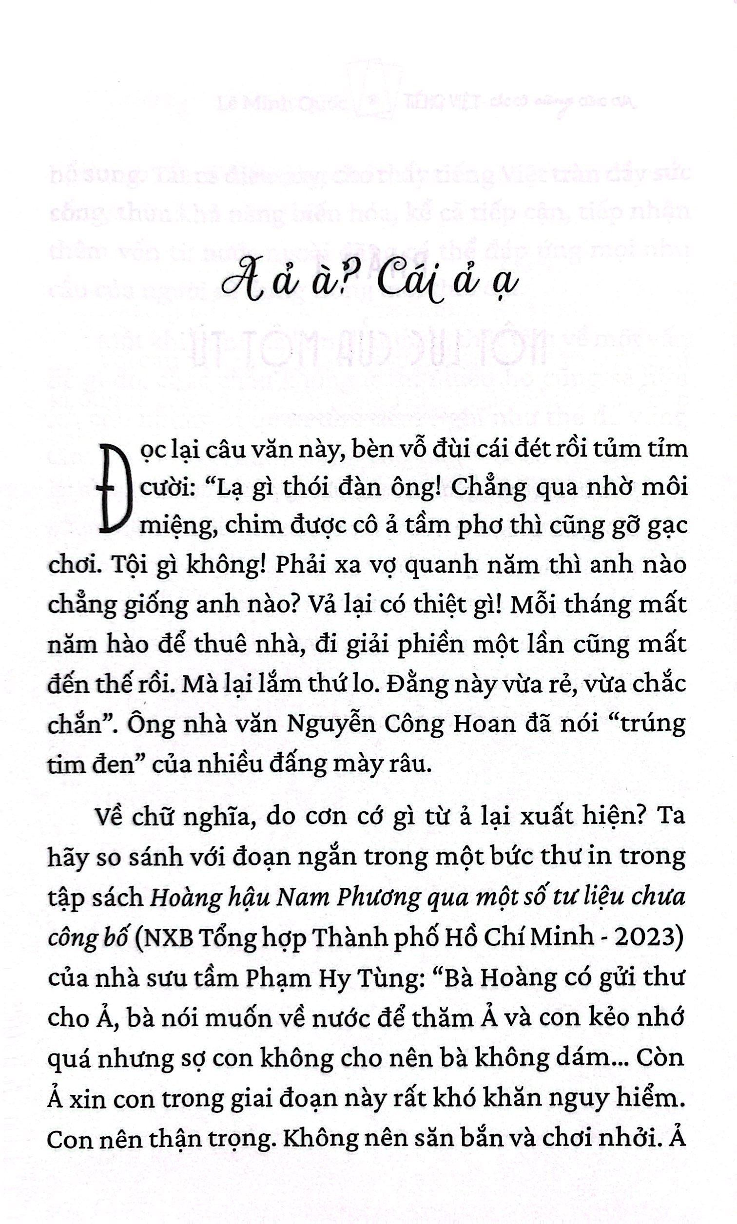 tiếng việt cắc cớ cũng cứng cựa